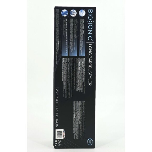 Bio Ionic 1.25 Long Barrel Styler Curling Iron Curling Wand Adjustable Heat - Picture 6 of 11